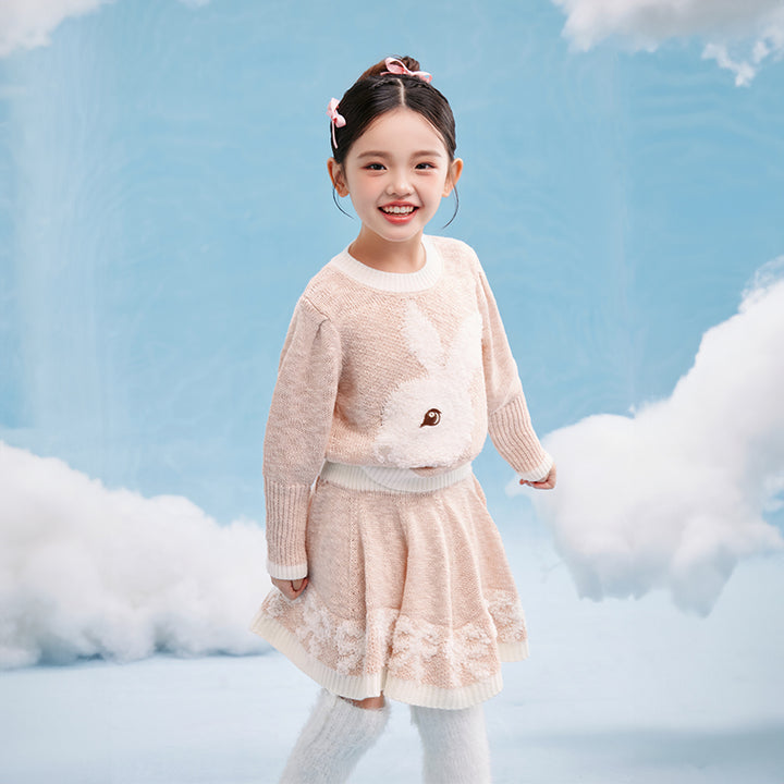 April Bunny Knitted Skirt Set 春日圆舞套装