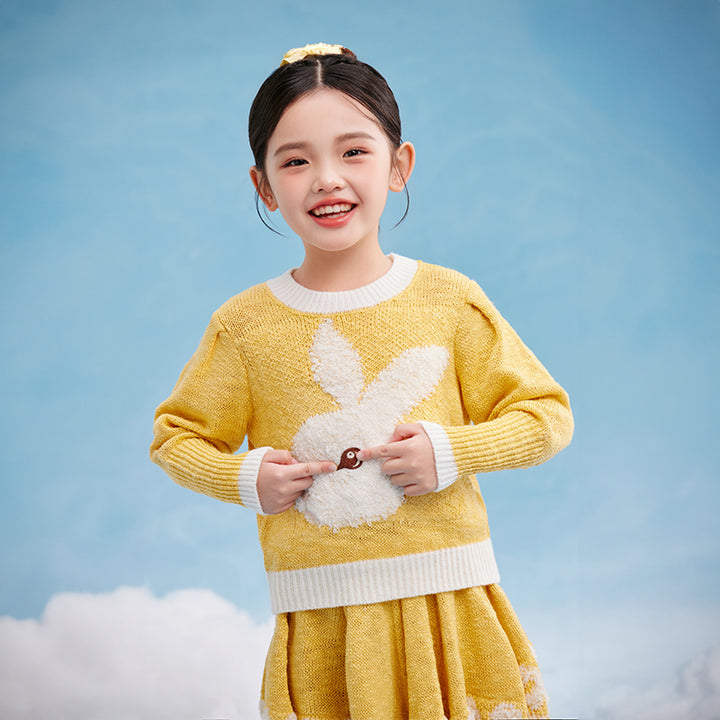 April Bunny Knitted Skirt Set 春日圆舞套装