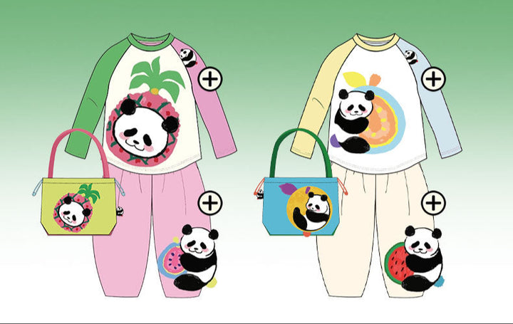 Foldable Compact Panda Bag 盼达果园提包