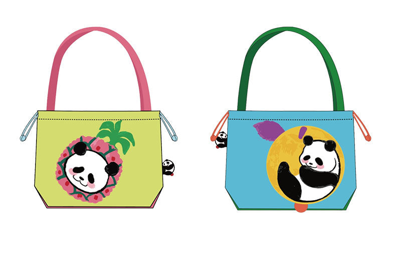 Foldable Compact Panda Bag 盼达果园提包