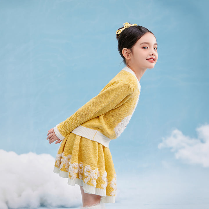 April Bunny Knitted Skirt Set 春日圆舞套装