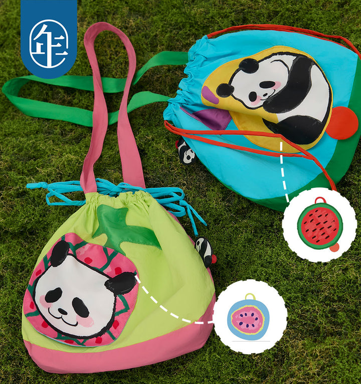 Foldable Compact Panda Bag 盼达果园提包