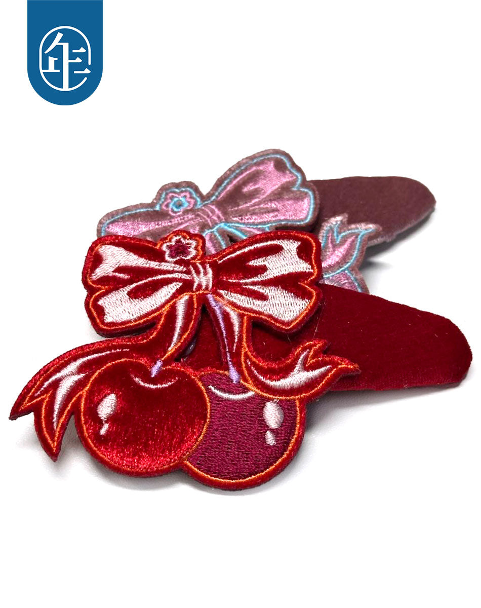 3D Embroidery Hair Clip 瑞瑞喜乐发卡