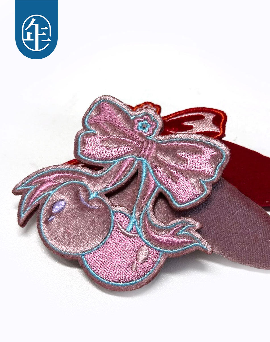 3D Embroidery Hair Clip 瑞瑞喜乐发卡