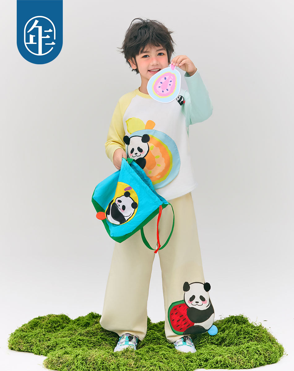 Foldable Compact Panda Bag 盼达果园提包