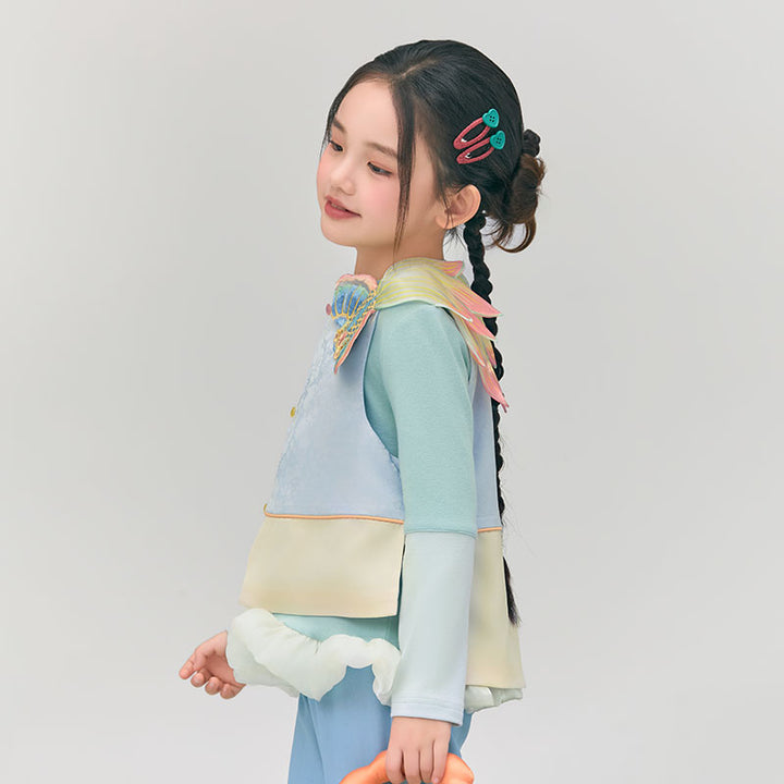 Color Block Goldfish Vest 金玉年年马甲