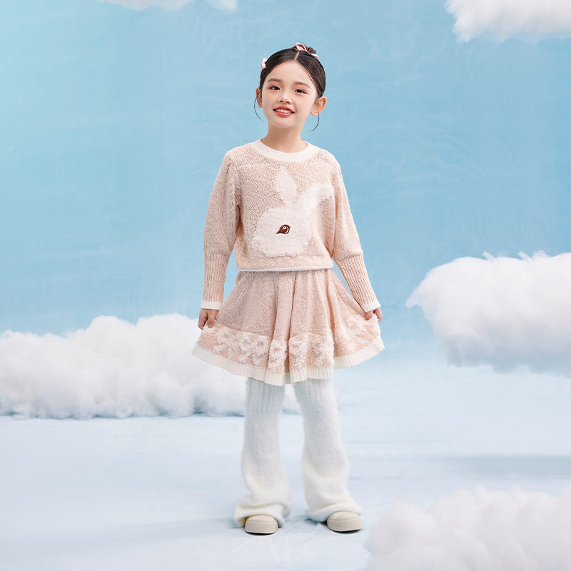 April Bunny Knitted Skirt Set 春日圆舞套装