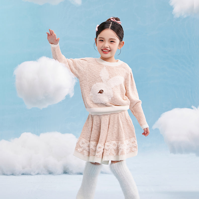 April Bunny Knitted Skirt Set 春日圆舞套装