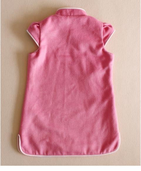 PINK CAP SLEEVE CASHMERE BLEND TUNIC