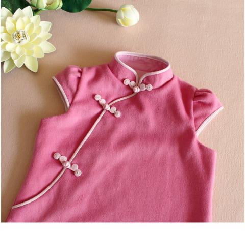 PINK CAP SLEEVE CASHMERE BLEND TUNIC