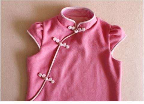 PINK CAP SLEEVE CASHMERE BLEND TUNIC