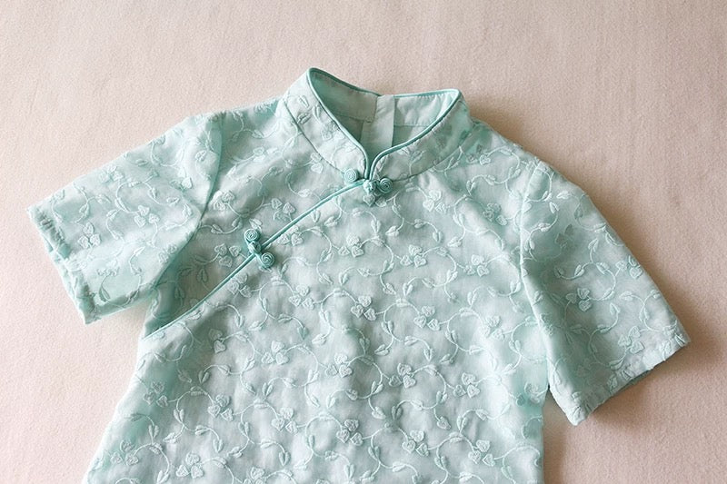 MID SLEEVE MINT LACE SHIFT DRESS