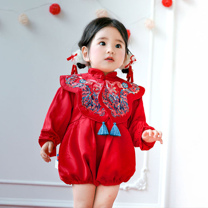 Dragon Wealth Long Sleeve Onesie