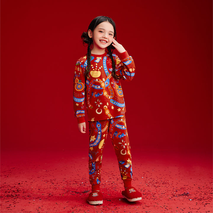 Jolly Snake Holiday Pajama