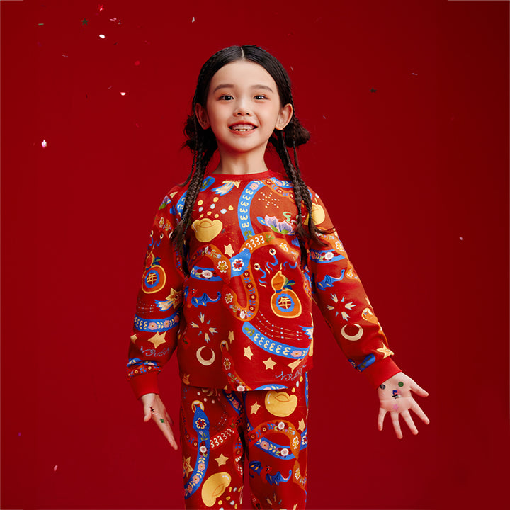 Jolly Snake Holiday Pajama