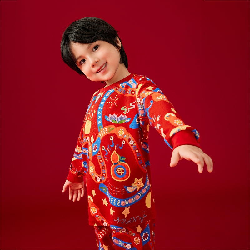 Jolly Snake Holiday Pajama